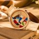 Cette montre Hermès en or rose et soie tressée sort en seulement 24 exemplaires