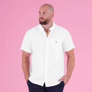 Chemise à manches courtes - Blanc