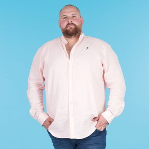 Chemise à manches longues - Rose pâle