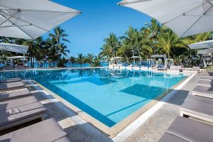 Une des 4 piscines de l'hôtel