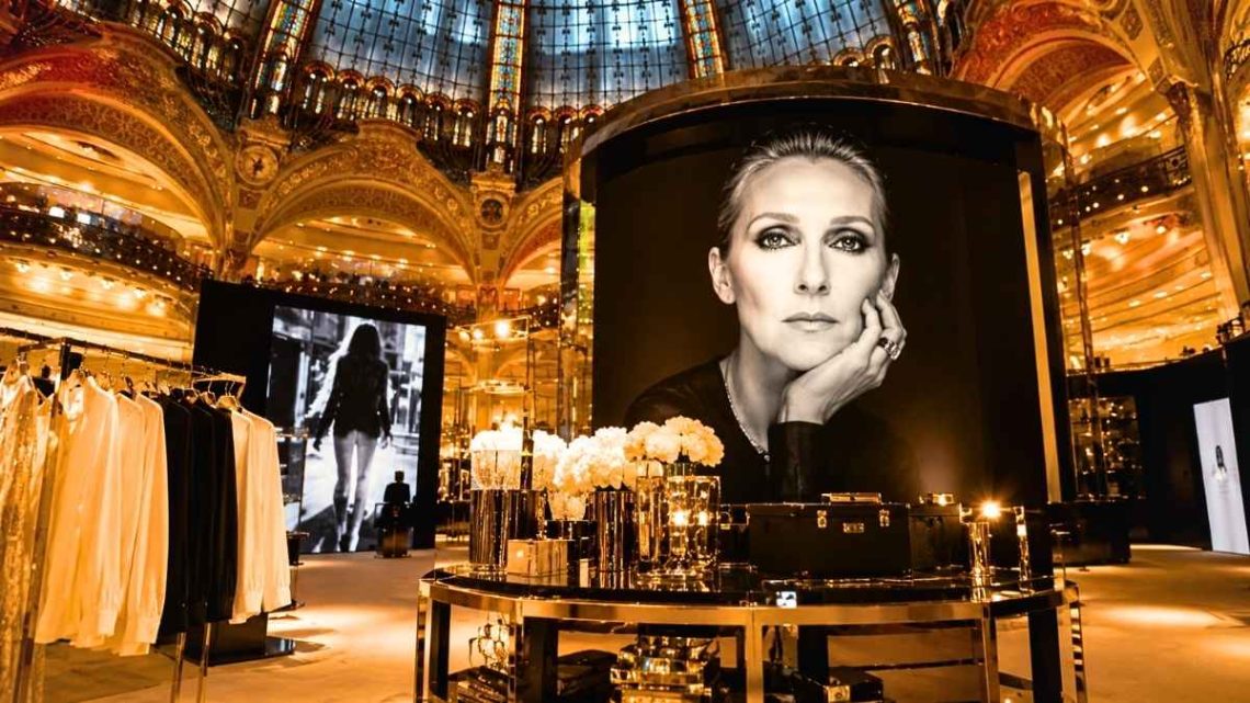 Céline Dion de retour à Paris, son pop-up exclusif ouvre aux Galeries Lafayette