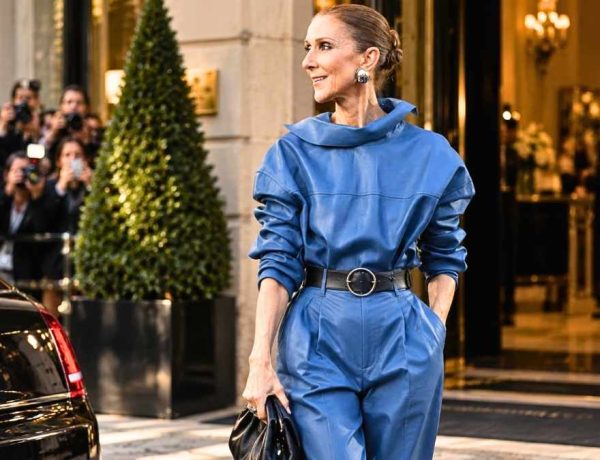 Céline Dion défile devant son hôtel parisien en total look d'une maison de luxe française