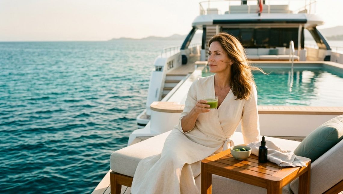 Le yacht Four Seasons I lance une cure longévité de 8 jours en pleine mer