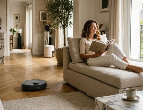 Ce robot Ecovacs nettoie les sols pendant que je récupère mon temps