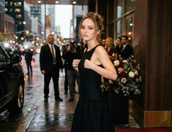 Lily-Rose Depp ose la robe Chanel seconde peau taille basse à Toronto