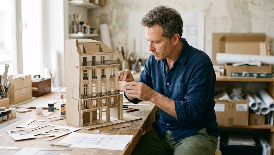 Cet artiste américain reconstitue le 31 rue Cambon de Chanel en carton et bois