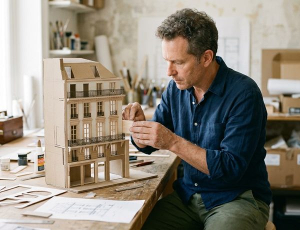 Cet artiste américain reconstitue le 31 rue Cambon de Chanel en carton et bois