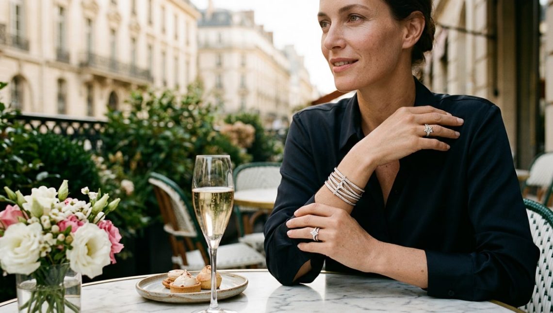Louis Vuitton réinvente Idylle Blossom en or blanc et diamants taille Monogram Star