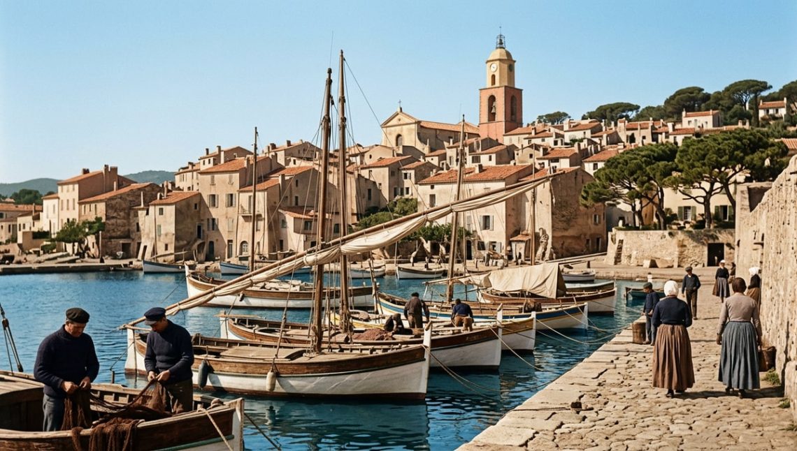 Saint-Tropez avant les yachts, ces photos inédites de 1910 refont surface