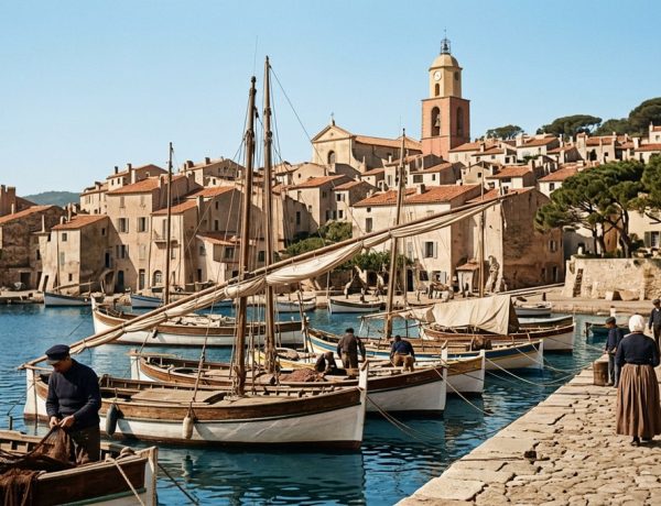 Saint-Tropez avant les yachts, ces photos inédites de 1910 refont surface