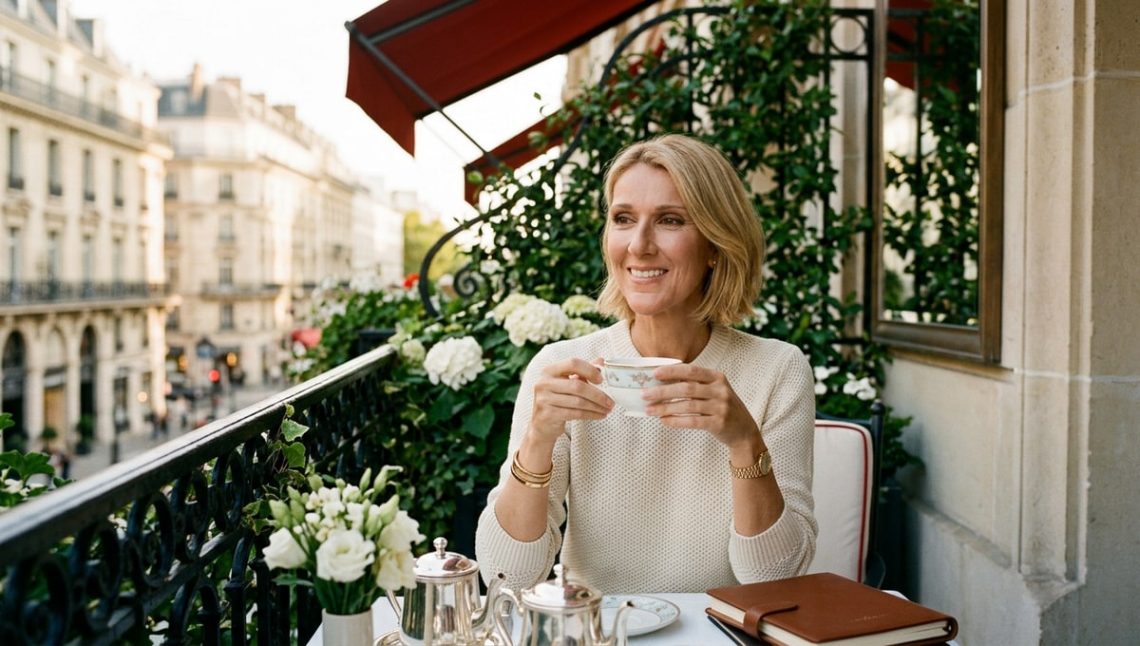 Céline Dion a choisi ce palace parisien, le Royal Monceau, pour son séjour
