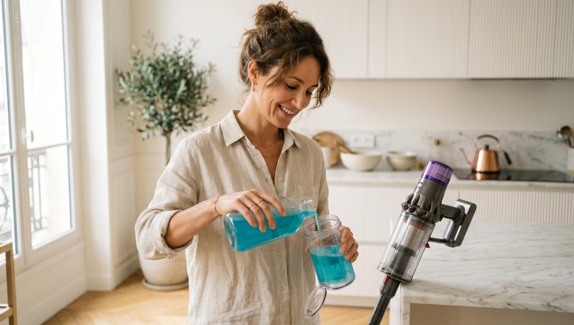 Ce détergent de supermarché à 4€ remplace le flacon officiel Dyson sans risque