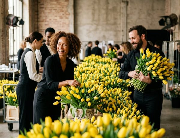 28 798 tulipes jaunes : dans les coulisses des 45 ans de Carolina Herrera