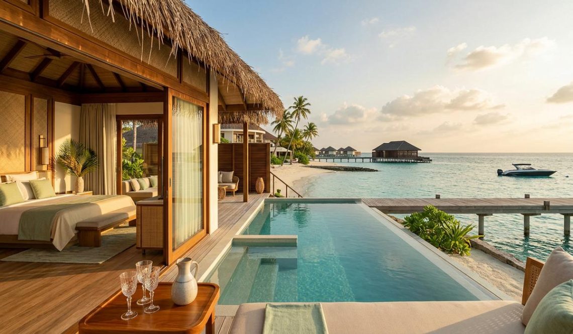 FreshMagazine - Aux Maldives en 2027, Atmosphere Core ouvre un resort de 118 villas avec piscine privée dans l'atoll de Kaafu