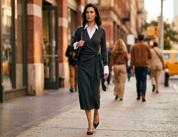 FreshMagazine - La robe qui flatte toutes les silhouettes que Bella Hadid a portée à la Fashion Week de New York