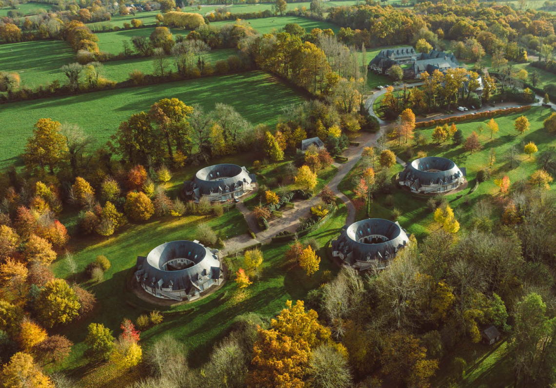 vue d'ensemble Les Manoirs de Tourgéville