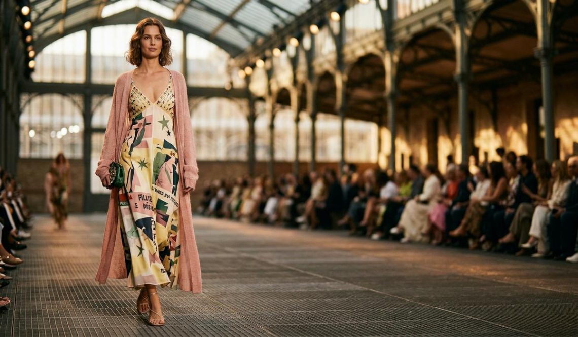 FreshMagazine - Dries Van Noten printemps-été 2027 réinvente le glamour hollywoodien au Carreau du Temple