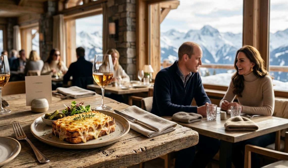 FreshMagazine - Au restaurant de Courchevel où déjeunent Kate et William, un croque-monsieur coûte 85 euros