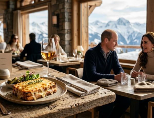 FreshMagazine - Au restaurant de Courchevel où déjeunent Kate et William, un croque-monsieur coûte 85 euros