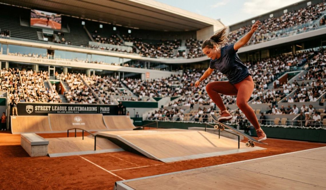 FreshMagazine - Roland-Garros transformé en skatepark géant pour accueillir l'élite mondiale ce samedi