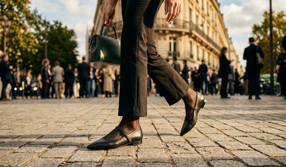 FreshMagazine - La ballerine s'impose comme la chaussure star des street looks de la Fashion Week