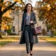 FreshMagazine - Kate Middleton mise sur un total look gris et un sac Smythson bordeaux pour l'automne 2026