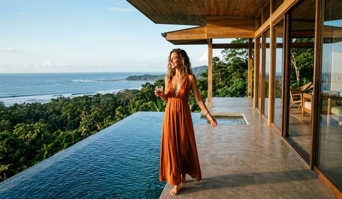 FreshMagazine - Sur les hauteurs d'Uvita au Costa Rica, une villa de rêve suspendue entre jungle et Pacifique