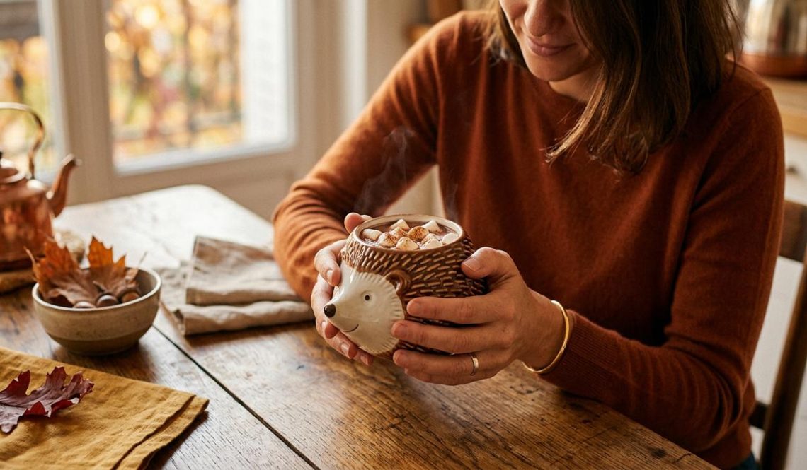 FreshMagazine - À 5,99€, ce mug hérisson Maisons du Monde en grès est la pièce déco la plus réconfortante de l'automne