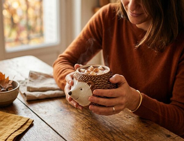 FreshMagazine - À 5,99€, ce mug hérisson Maisons du Monde en grès est la pièce déco la plus réconfortante de l'automne