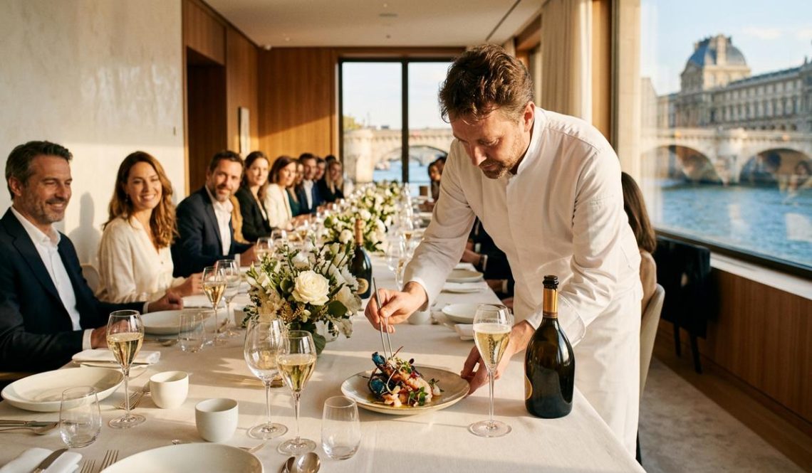 FreshMagazine - Ruinart et Arnaud Donckele composent un menu en sept temps au Cheval Blanc Paris