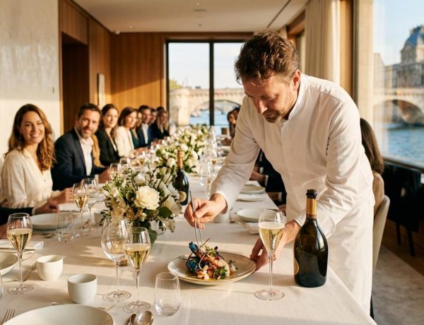 FreshMagazine - Ruinart et Arnaud Donckele composent un menu en sept temps au Cheval Blanc Paris