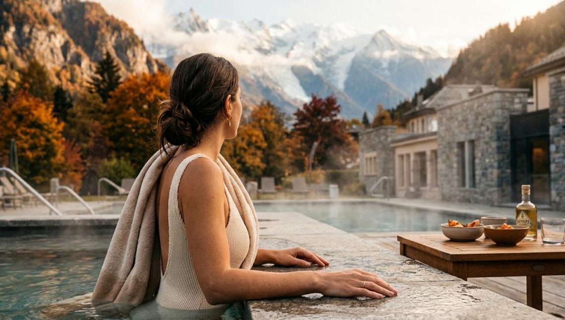 FreshMagParis - À Saint-Gervais-les-Bains, cette station au pied du Mont-Blanc se savoure en octobre entre thermes à 39 °C et tables savoyardes