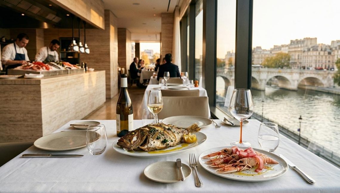 FreshMagParis - Au 7e étage du Cheval Blanc, ce Saint-Pierre entier et ces langoustines siciliennes réveillent les meilleurs restaurants de poisson de Paris