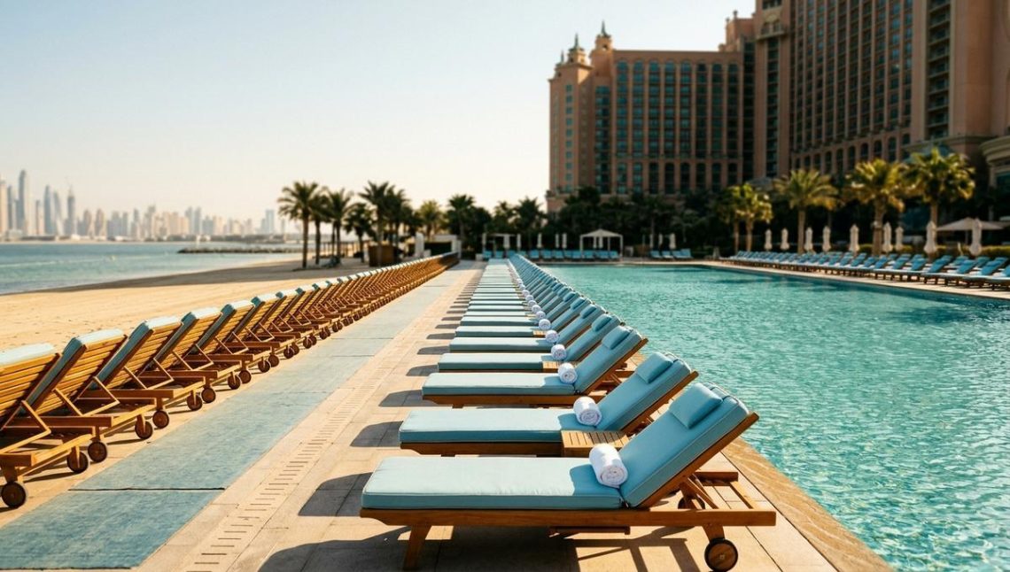 FreshMagParis - Transats vides et piscines desertes à Dubaï, où les hôtels offrent un séjour pour un acheté sans faire revenir les touristes