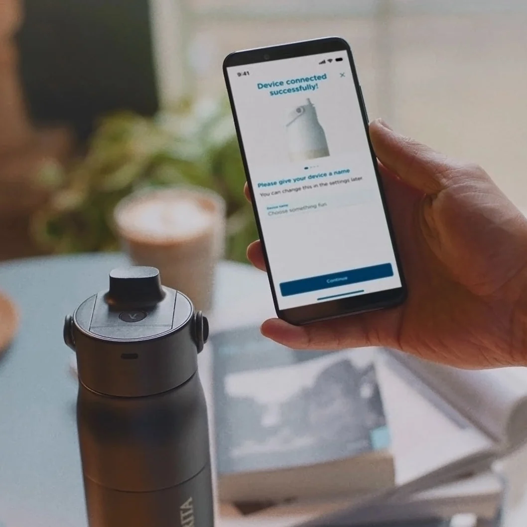 Gourde Larque iQ filtrante cadeau de noel à offrir Brita