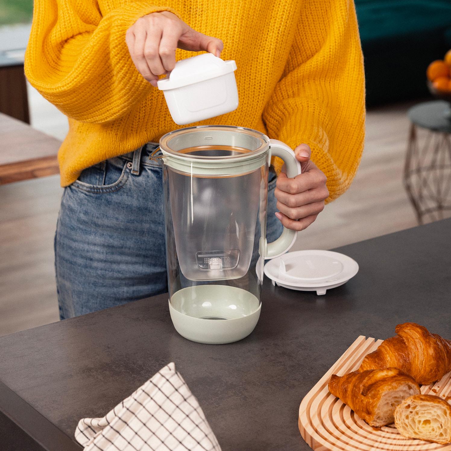 Carafe en verre Brita cadeau de noël
